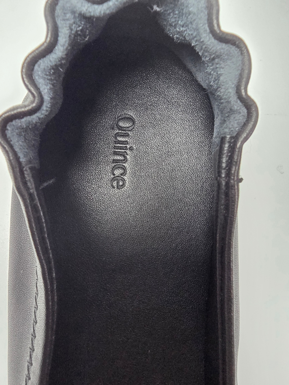 Quince Italian Leather On-The-Go Black Ballet Flat Woman's Size 10 - Picture 10 of 13